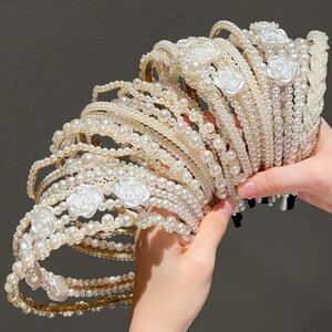 NEW! Imitation Pearl Headbands in a Large Variety of Styles! You Get ONE!